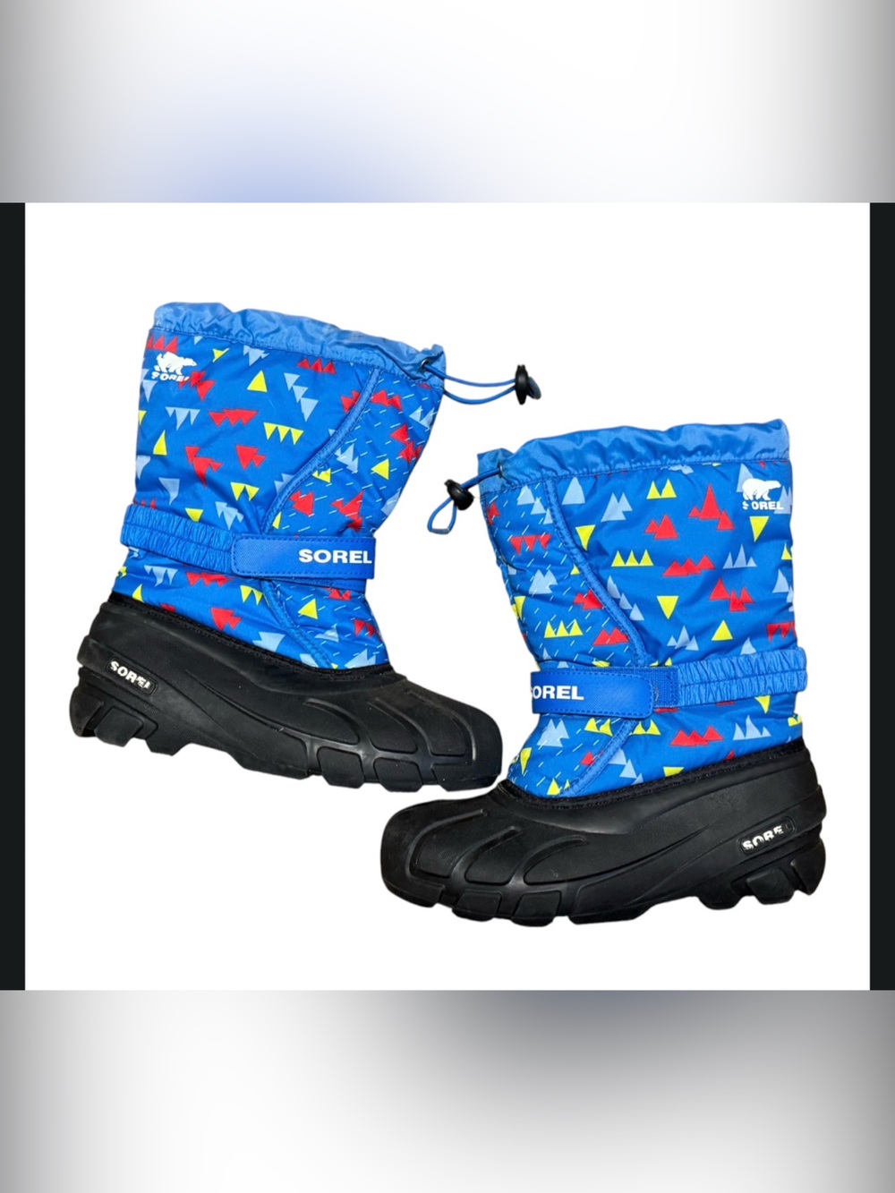 Sorel Kids' Flurry Boot SZ 6 Blue & Black